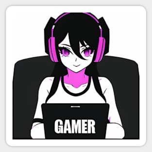 gamer girl Sticker